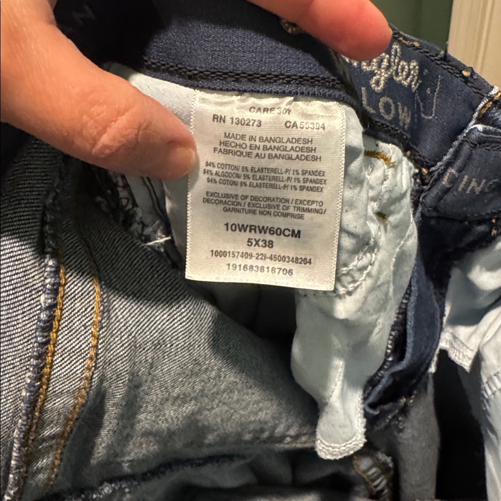 Women’s Wrangler Willow Ultimate riding Jeans size 5x38 - Picture 6 of 7